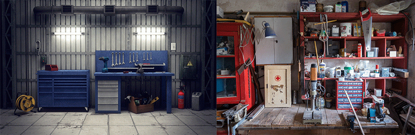 From Messy Garage to Enviable Workspace: Part1