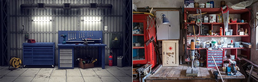 From Messy Garage to Enviable Workspace: Part 2